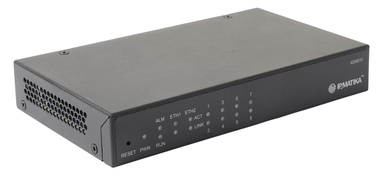 IPmatika IGW810, voip-шлюз 8 FXO